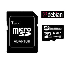 Debian Bullseye Pre-loaded MicroSD Card for Rock 5B, 4SE, 4C+, 4C, 3A & 3C