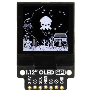 1.12" Mono OLED (128x128, White/Black) Breakout