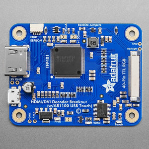TFP401 HDMI/DVI Decoder to 40-Pin TTL Breakout - With Touch