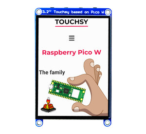 Touchsy - 3.2" Touch LCD Display Based on Pico W