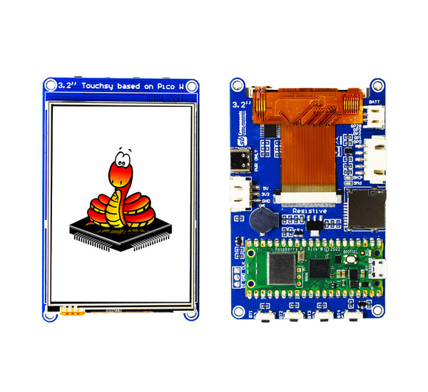 Touchsy - 3.2" Touch LCD Display Based on Pico W