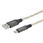 USB-A to USB Type-C cable with RGB LED Lighting (1m)