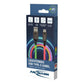 USB-A to USB Type-C cable with RGB LED Lighting (1m)