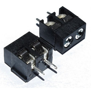 Screw Terminal Block 2-Pin 5 mm Pitch (Black)