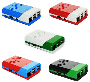 PiShell: Multi Color Case for Raspberry Pi & Camera (Set of 5 cases)