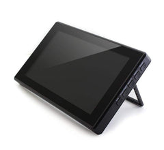 7" HDMI LCD (H) (1024x600), Capacitive Touch Screen with Black Case