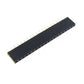 1x20 Female Pin Header Berg Connector, Black
