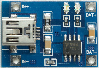 MiniUSB Lithium Battery Charger - TP4056 1A