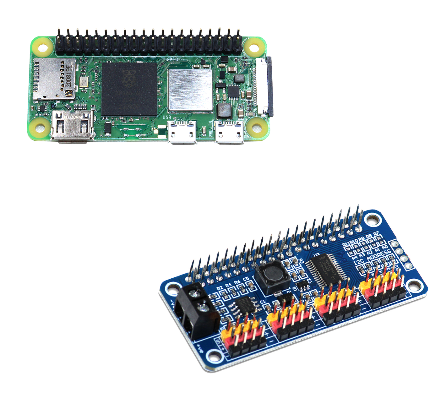 Pi Zero 2 W with Servo Driver HAT Combo