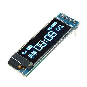 0.91" OLED Display IIC I2C DIY Blue Screen Module