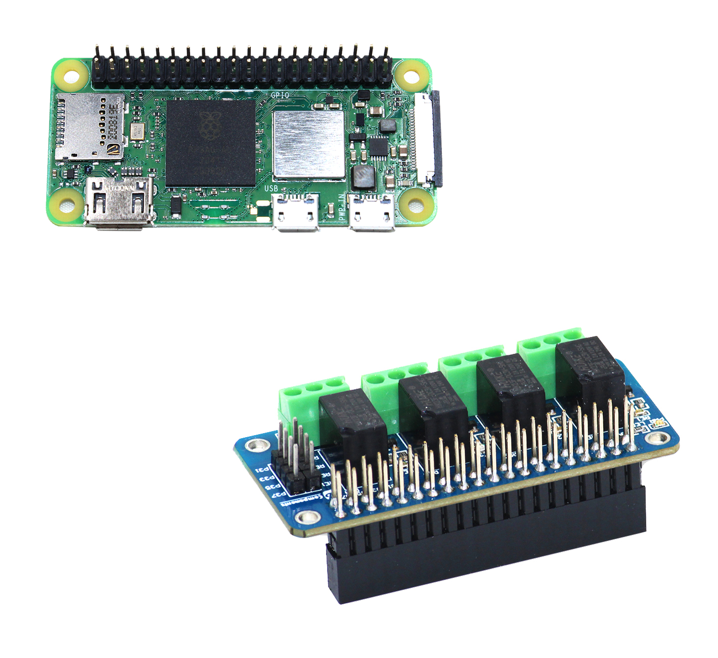 Pi Zero 2 W with Relay 4 Zero Combo