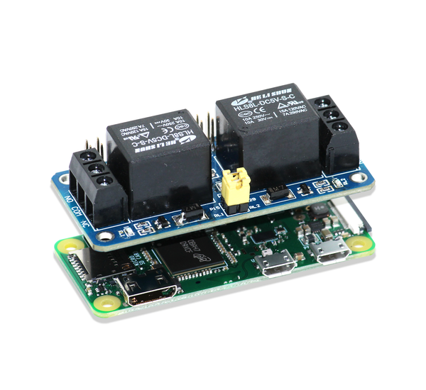 2 Channel 5V Relay Board for Raspberry Pi
