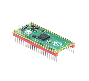 Raspberry Pi Pico Board with Soldered Header