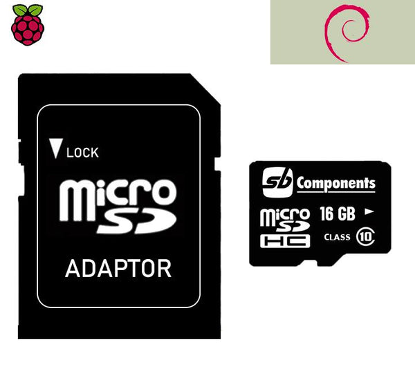 Raspbian pre-loaded MicroSD Card