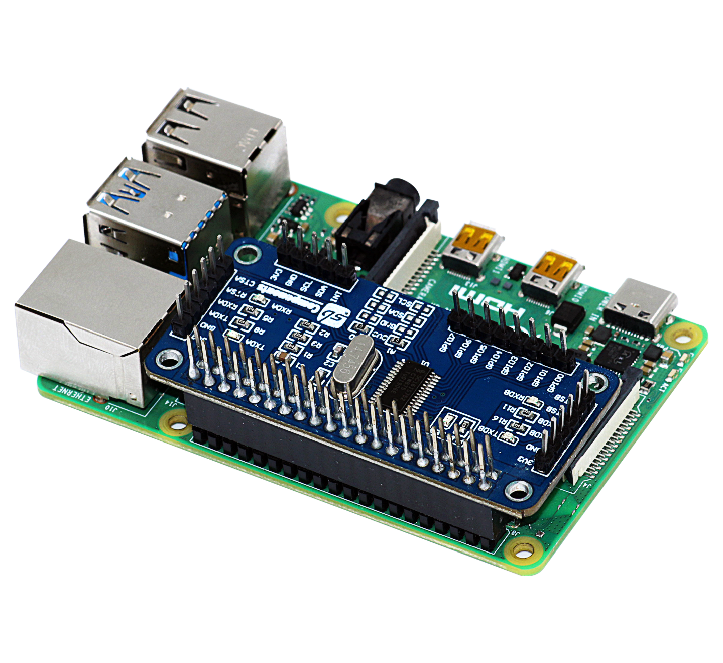 Serial Expansion for Raspberry Pi 3 b+