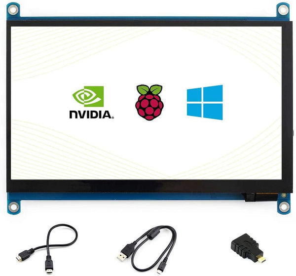 7" HDMI LCD (H) (1024x600), IPS, Capacitive Touch Screen LCD