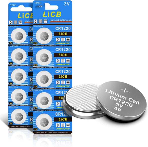 CR1220 3V Lithium Coin Cell Battery, 1Pc