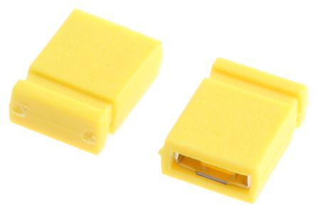 Jumper 2.54 mm (2 Pin Yellow)