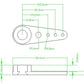 Metal Servo Arm Horn Spline 25T 3CM (FK-AP-2)