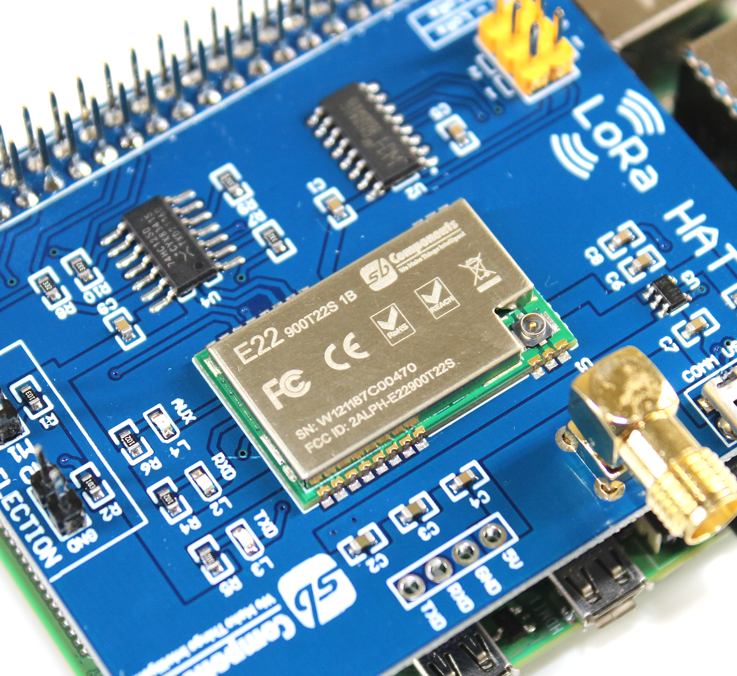 LoRa™ HAT 915MHz | 868MHz | 433MHz