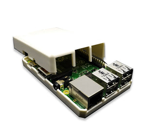 Raspberry Pi 2, 3, 3B+ Closed Case, White