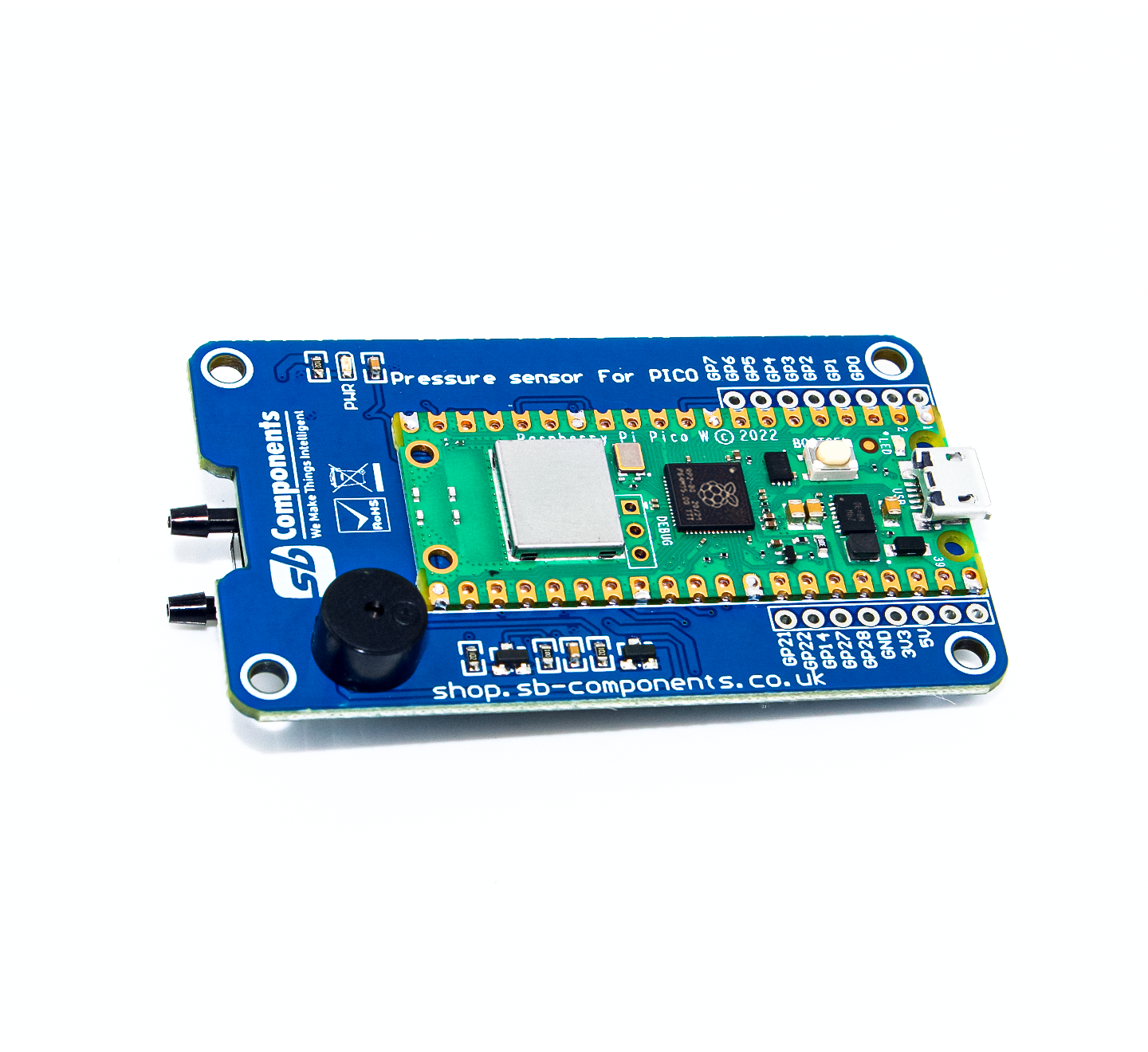 Pressure Sensor Based on Raspberry Pi Pico - SB Components – SB ...