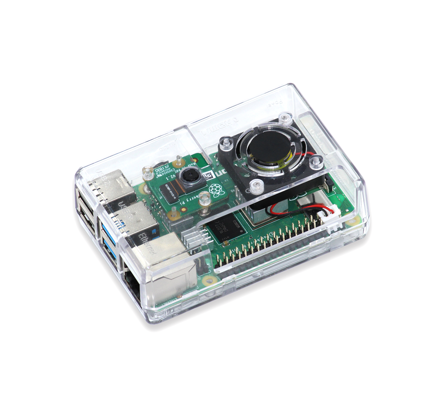 Pi 4 case with fan