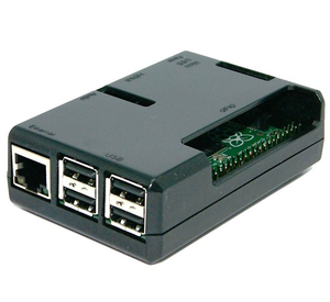 Raspberry Pi 2, 3, 3B+ Open Case, Black