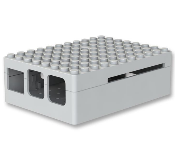 Raspberry Pi 2, 3, 3B+ Blox Case - White
