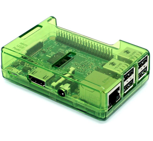 Raspberry Pi 2, 3, 3B+ Open Case, Green