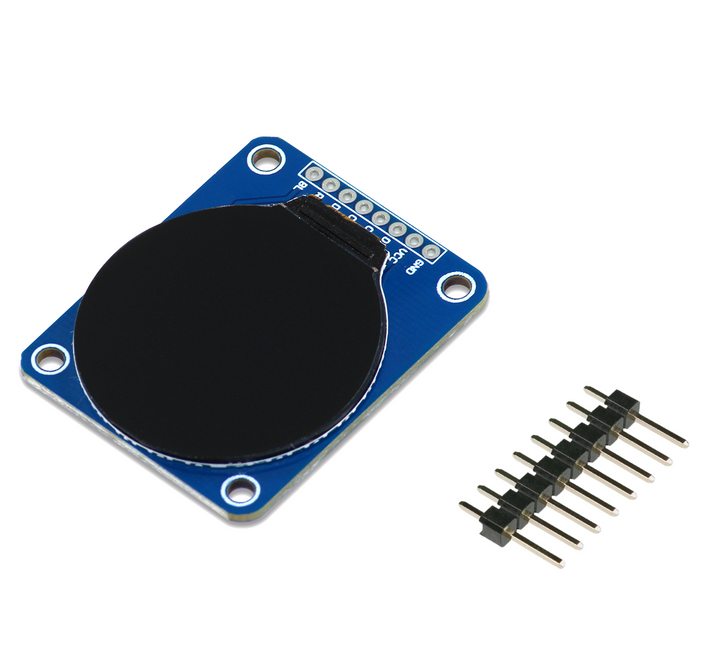 Round LCd Breakout with Male berg Connector