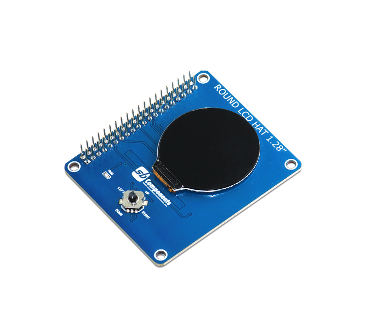 1.28" Round LCD HAT for Raspberry Pi