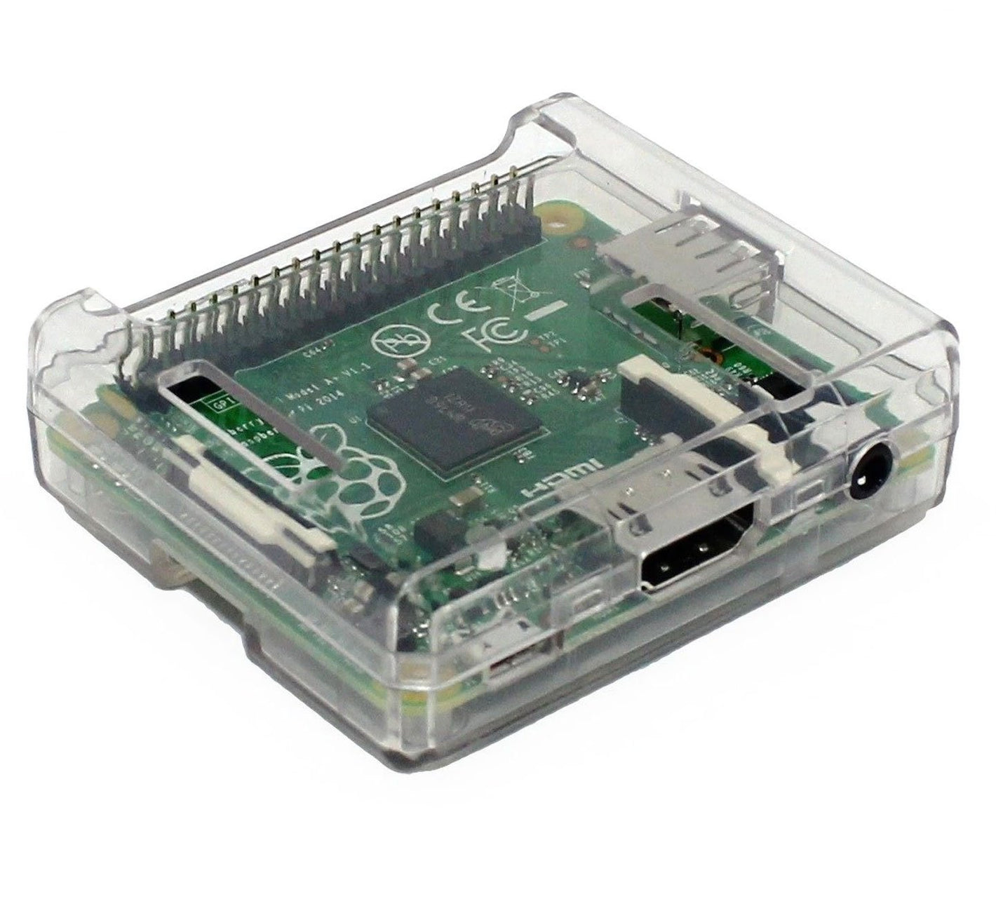 Raspberry Pi Model A+ Clear Case