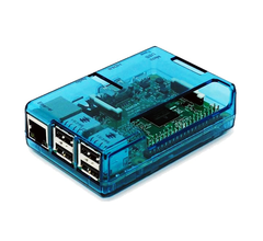 Raspberry Pi 2, 3, 3B+ Open Case, Blue