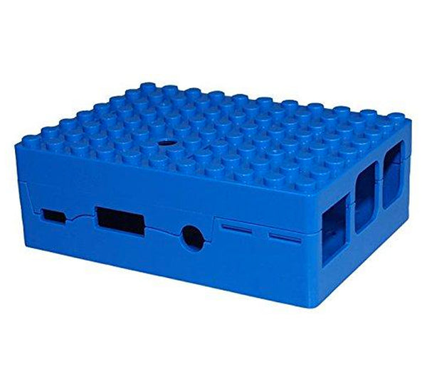 Raspberry Pi 2, 3, 3B+ Blox Case - Blue