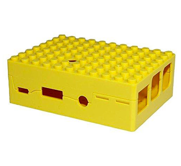 Raspberry Pi 2, 3, 3B+ Blox Case - Yellow