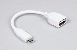 Micro USB/Male to USB A/Female cable