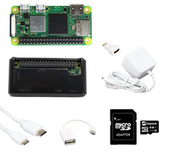 Raspberry Pi Zero 2 W Starter Kit with Black case
