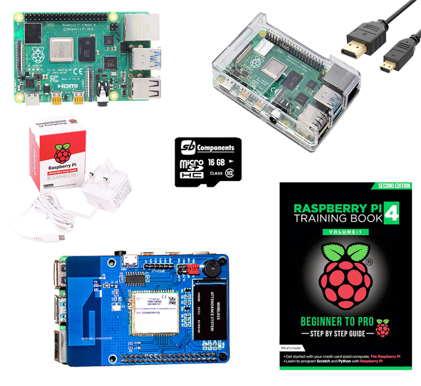 Raspberry Pi 4 Kit with UHF HAT