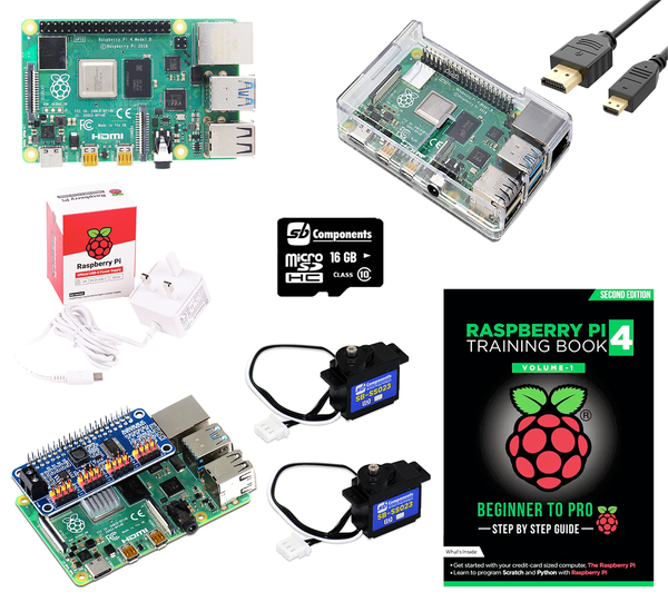 Raspberry Pi 4 Servo Motor Kit