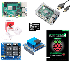 Raspberry Pi 4 Kit with PiRelay & Air Monitoring HAT