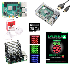 Raspberry Pi 4 Starter Kit with PiCube & Training Book