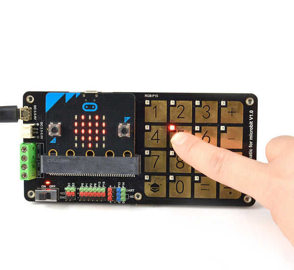 microTouch Keyboard - Math & Automatic Touch Keyboard for microbit