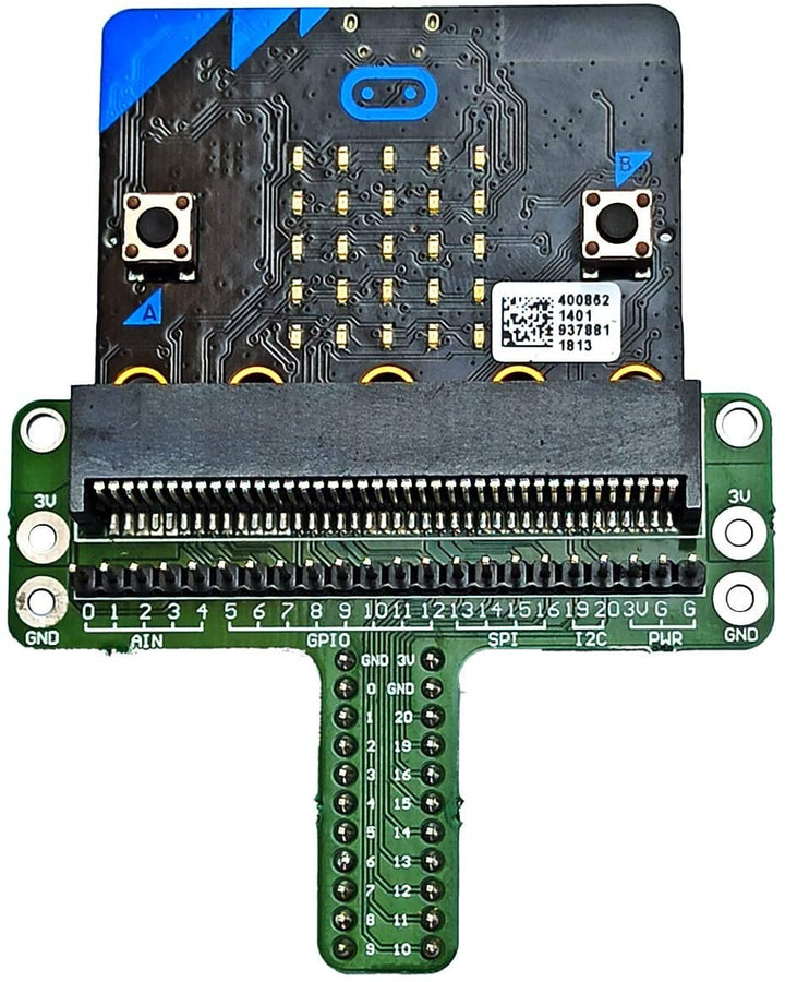 Breadboard adapter for microbit