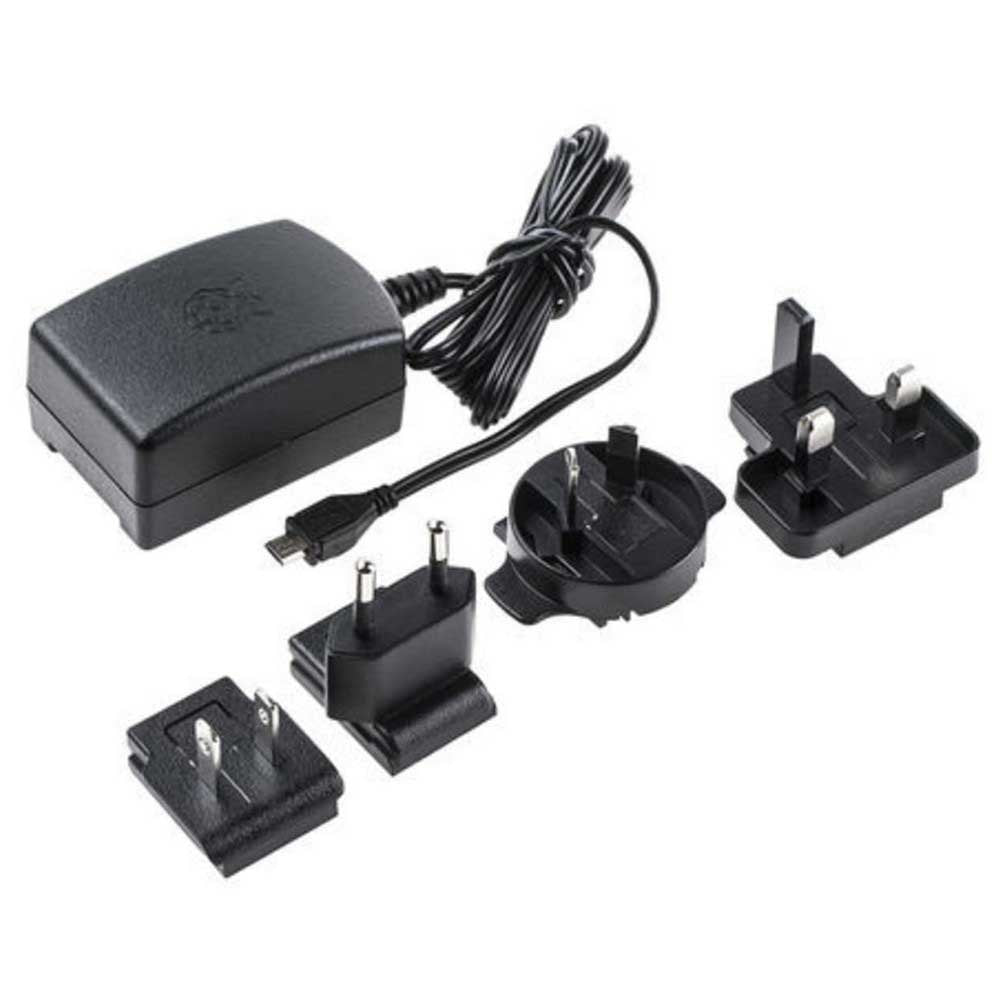 Official 5V 2.5A Power Adapter for Raspberry Pi 3 (Black)