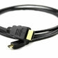 Premium HDMI to Micro HDMI Cable for Raspberry Pi 4 Model B - 1 Mt