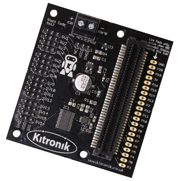 Kitronik Servo:Lite board for :MOVE mini – Kitronik Ltd