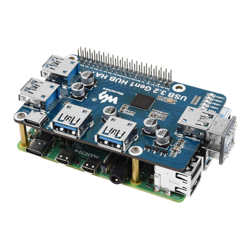 USB 2.0 HUB HAT for Raspberry Pi