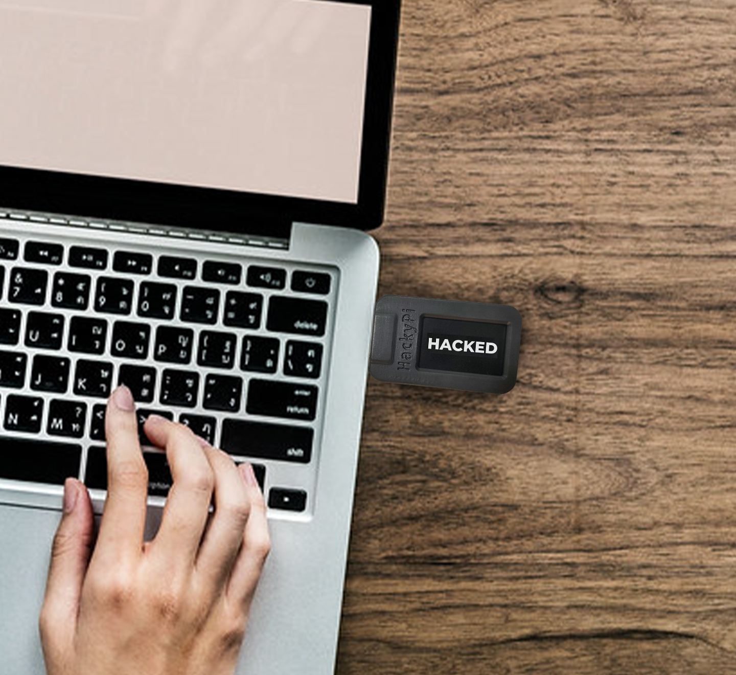 HackyPi - Compact DIY USB Hacking Tool